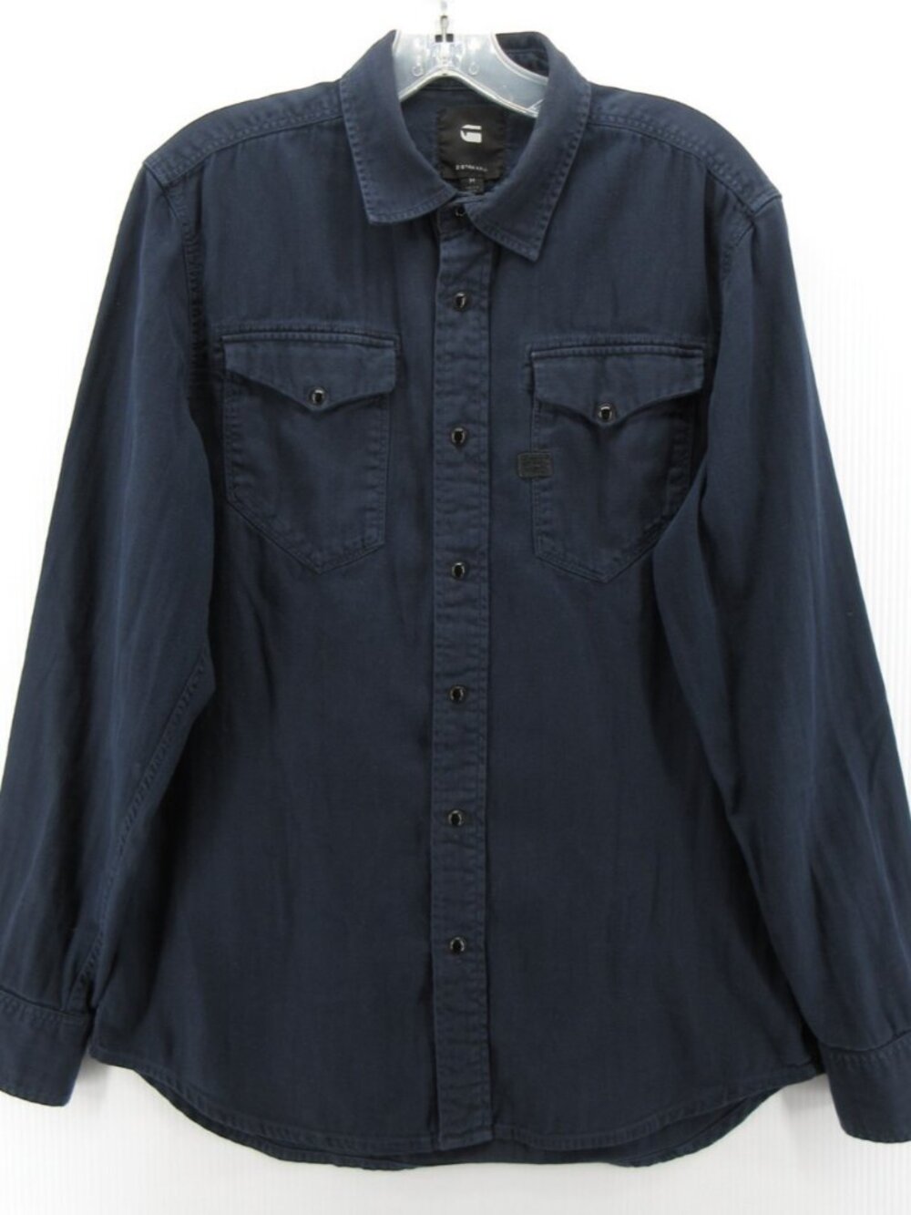 G Star Raw Shirt Medium Tacoma DC Herringbone Workwear Utility Heritage